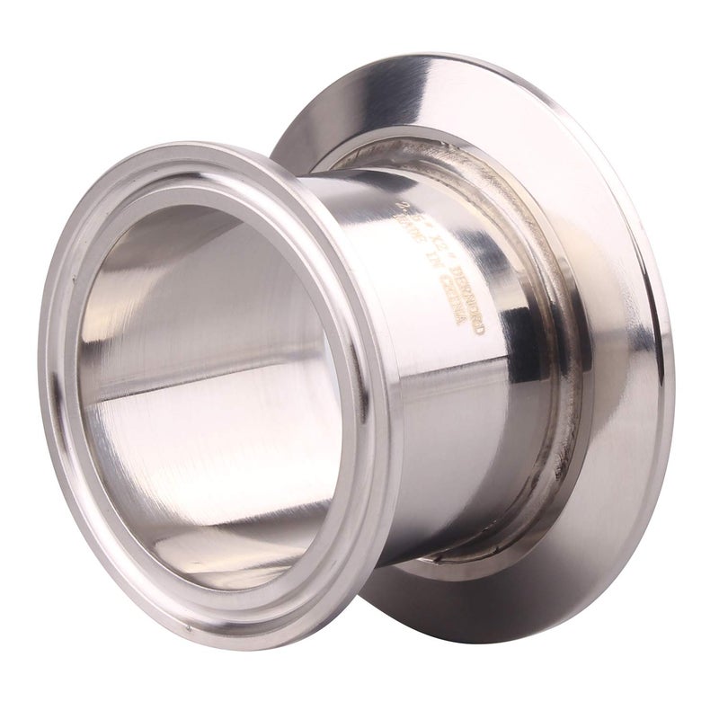DERNORD Sanitary Concentric Reducer Tri Clamp Clover Stainless Steel 304 Sanitary Fitting End Cap Reducer (Tri Clamp Size: 2.5 inch x 2 inch) - Image 2